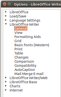 Cara mengubah ukuran inchi ke cm di LibreOffice Writer 