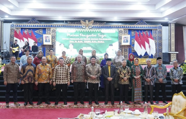 Acara Malam Pengantar Tugas Ketua Pengadilan Tinggi Agama Palembang Dihadiri Ketua DPRD Prov. Sumsel 
