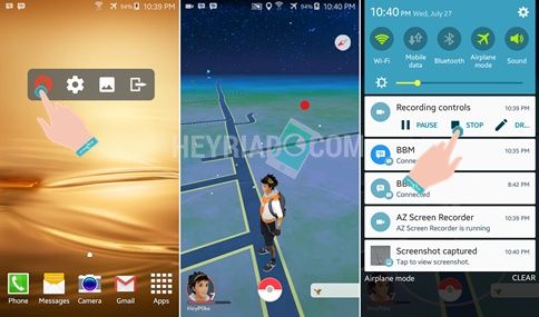  di Android bisa Anda lakukan dengan menggunakan aplikasi perekam layar Cara Merekam Pokemon Go Kaprikornus Video Di Android