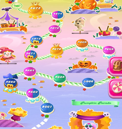 Candy Crush Saga level 5661-5675