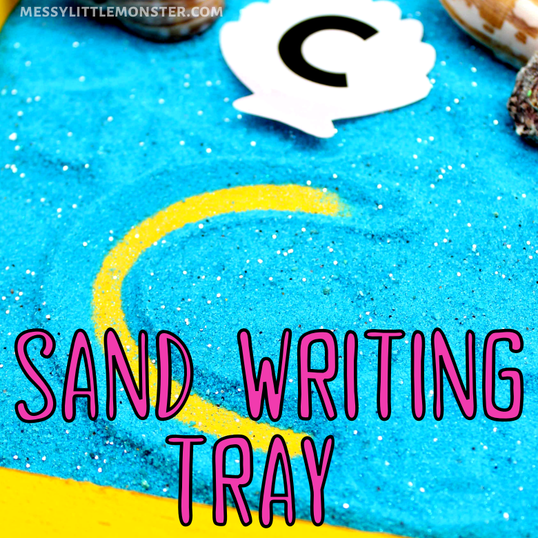 Sand tray for writing