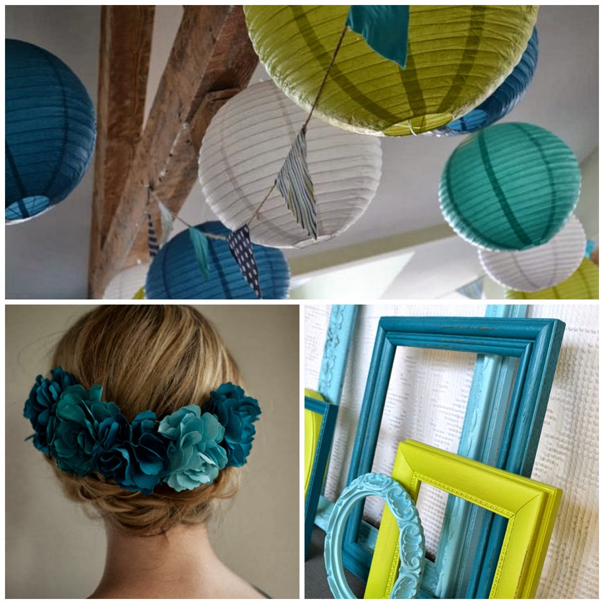 Event Soiree: A Teal and Lime Green Wedding Inspiration