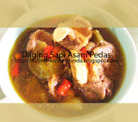 resep daging sapi asam pedas, cara membuat daging sapi asam pedas