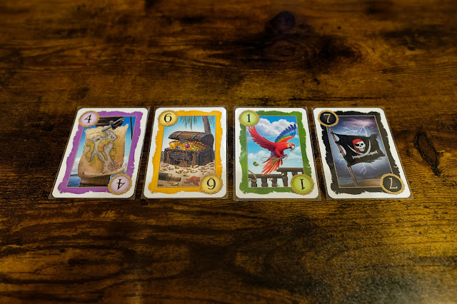 Skull king card game 骷髏王 桌遊 基本4色牌 都需要遵循花色打牌