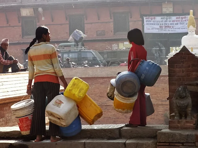 Eau potable. Népal