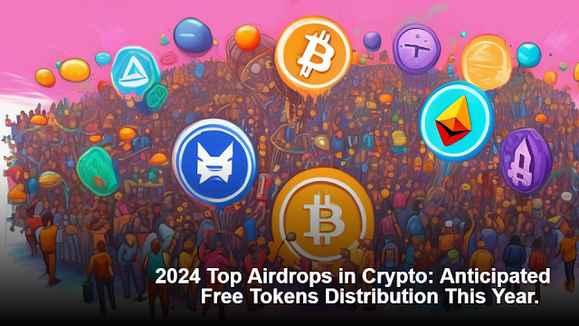 2024 Top Airdrops in Crypto: Anticipated Free Tokens Distribution This Year.
