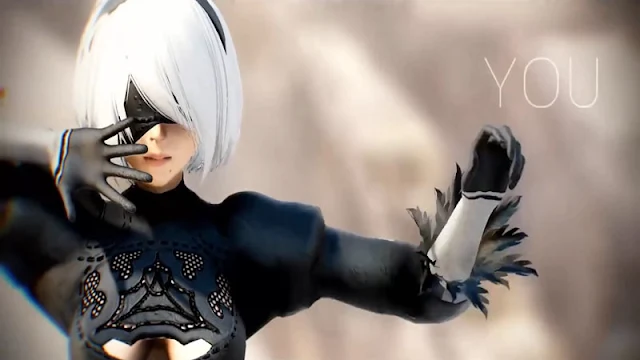 Anime Girl Dancing 2B