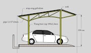 25+ Inspirasi Desain Atap Parkir Mobil