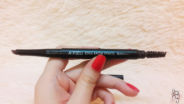 Review; A'PIEU's Edge Brow Pencil (Secret Formula); Red Brown