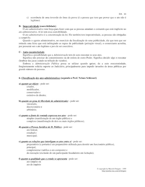 DIREITO ADMINISTRATIVO PARA CONCURSOS