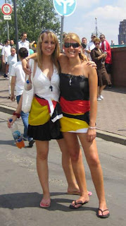 German Fans Girls Photos on Africa 2010