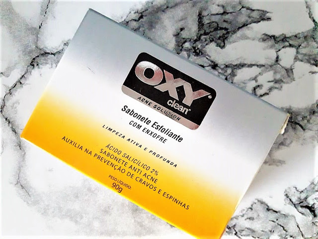 OXY CLEAN ACNE SOLUTION SABONETE ESFOLIANTE 