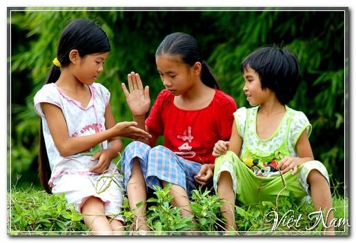 Nét mộc mạc của trẻ em nông thôn, Việt Nam
