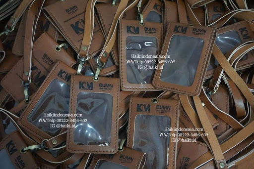 souvenir tempat id card kulit jogja