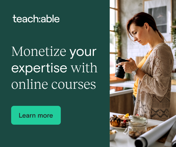Teachable Pro plan for Free for Two Weeks.