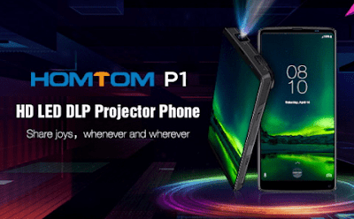 Homtom P1 is Coming with inbuilt Projector