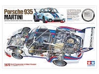 Tamiya 1/12 Porsche 935 Martini (12057) English Color Guide & Paint Conversion Chart