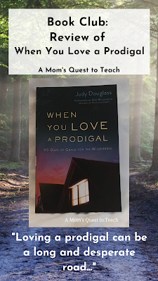 path photograph from Canva; book cover of When You Love a Prodigal