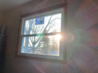 Sunlight through a new window