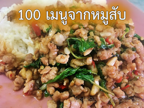 100 เมนูจากหมูสับ หมูสับ ทําอะไรได้บ้าง