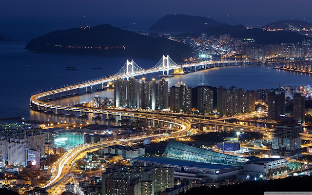 south korea, gwangan, busan