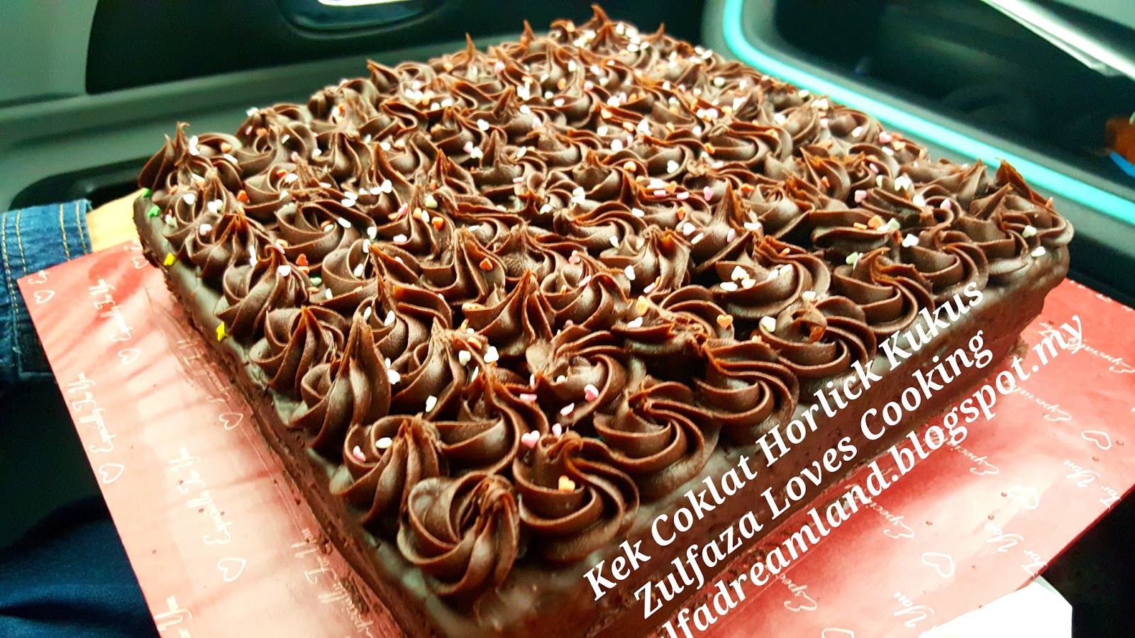 ZULFAZA LOVES COOKING: Kek Coklat Horlick Kukus