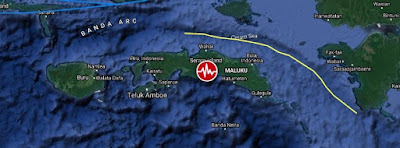 SISMO DE 6,1 GRADOS GOLPEA LA ISLA SERAM EN INDONESIA - EMITEN ALERTA DE TSUNAMI