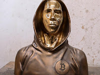 Statue of Bitcoin founder Satoshi Nakamoto unveiled in Hungary.