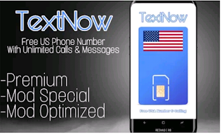 download TextNow Premium v6 . 12 . 1 . 1 Mod Unlocked Apk for Android terbaru 2019