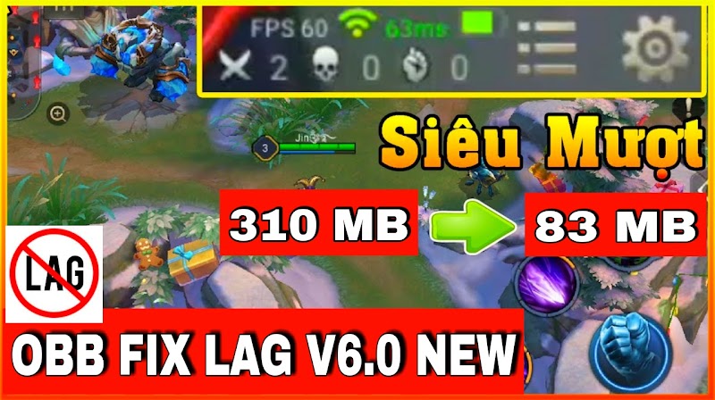 File Fix Lag Liên Quân Mùa 19 - File OBB  V6.0 Giảm 90% DUNG LƯỢNG + FPS 60, FIX LAG SAU CẬP NHẬT