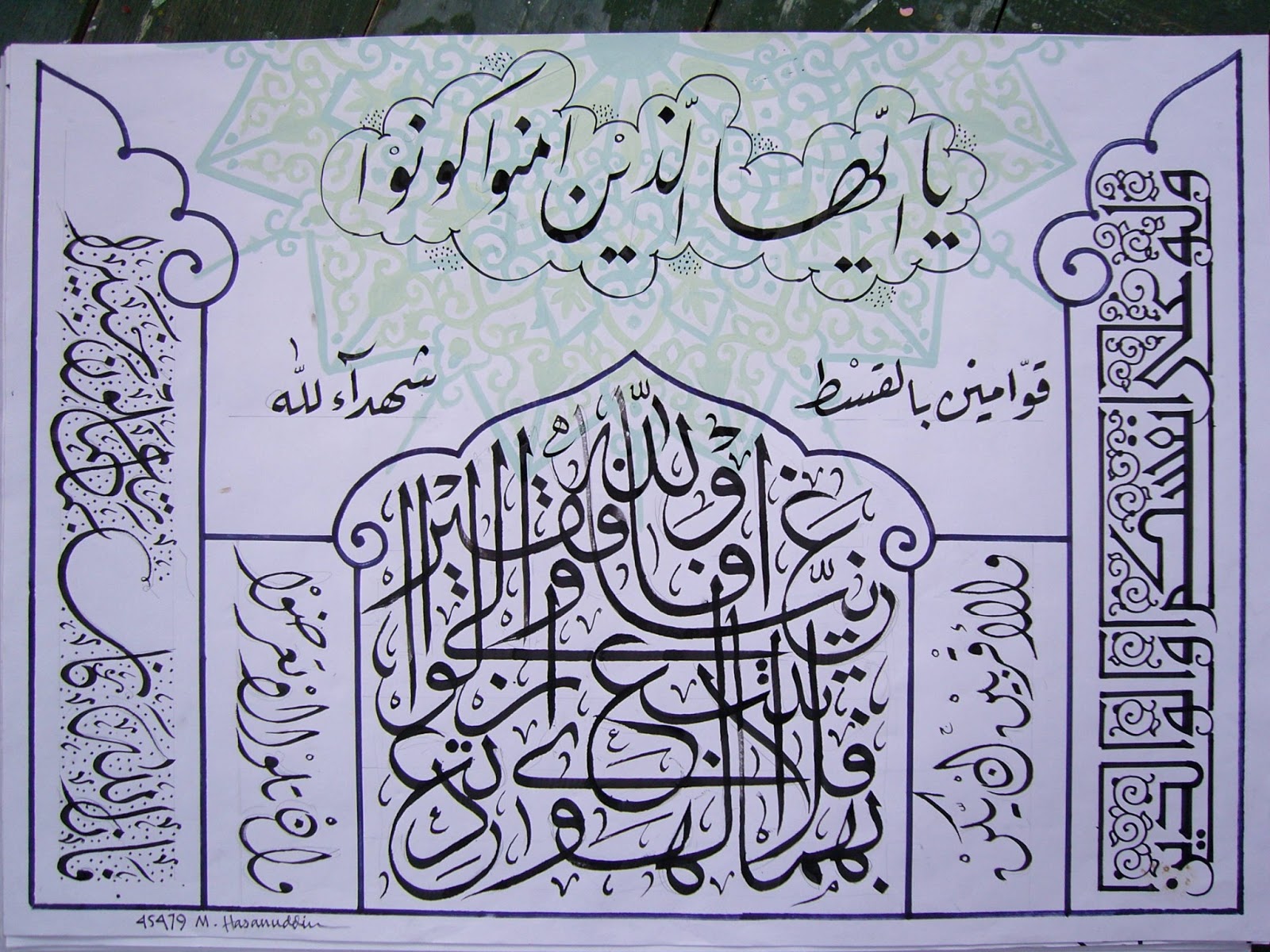 Berkarya Seni Rupa Kaligrafi Arab