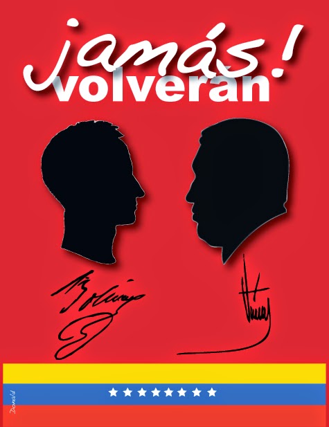 Bolívar y Chávez