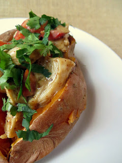 Thai Chicken Stuffed Sweet Potatoes