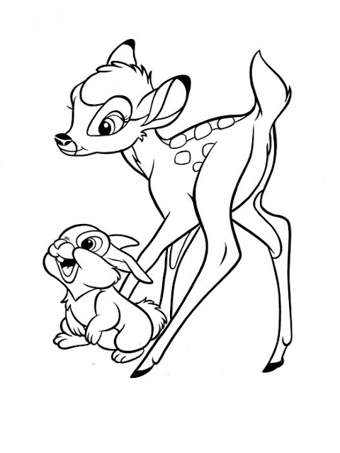 Bambi's Best Free Instant Printable Bambi Coloring Pages for Kids