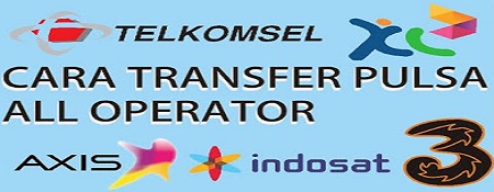 cara transfer pulsa