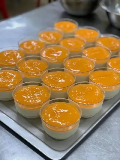 resepi Mango Panna Cotta