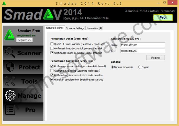 Cara Menghilangkan Blacklist SmadAV Pro - Duosia