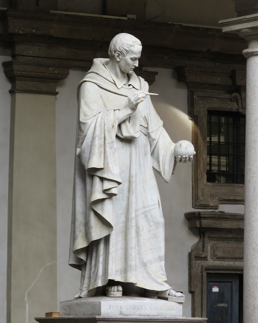 Monument to Bonaventura Cavalieri by Giovanni Antonio Labus, Courtyard of Palazzo Brera, Via Brera, Milan