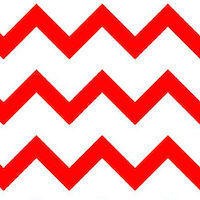 red chevron pattern paper