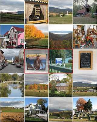 Montage of photos from the Shenandoah Valley in Virginia