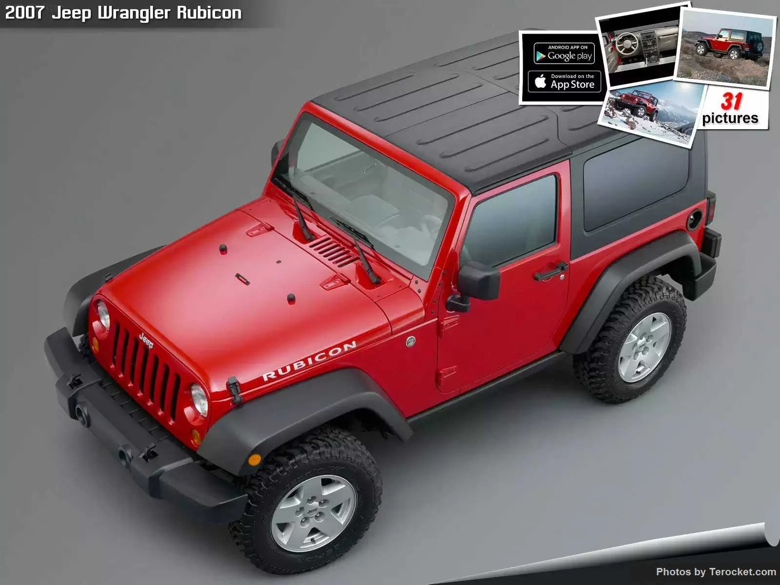 Hình ảnh xe ô tô Jeep Wrangler Rubicon 2007 & nội ngoại thất