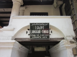 Sampein Masjid Langgar Tinggi di Pekojan, Jakarta