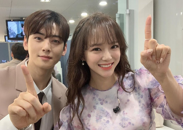 Kim Sejeong gugudan Tunjukkan Kedekatannya Dengan Cha Eunwoo ASTRO