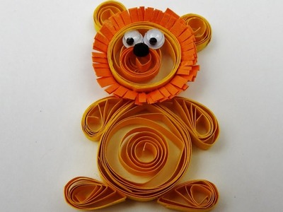 easy paper quilling animal