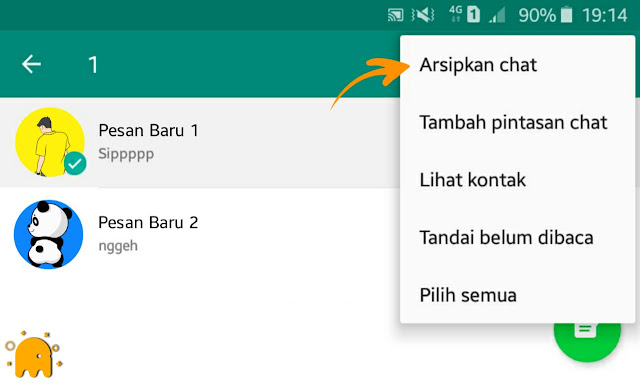 Cara Arsipkan Pesan Whatsapp Dengan Mudah