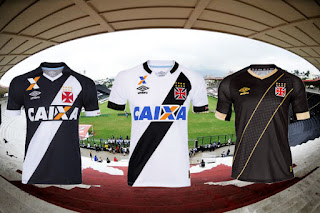 Uniforme I, II e III Umbro Vasco 2015