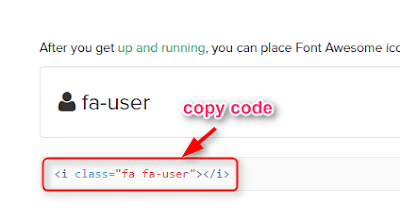Cara memasang font awesome icon di blog