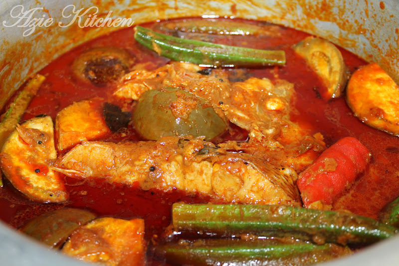 Kari Mamak Kepala Ikan Merah - Azie Kitchen