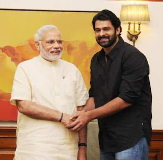 Narendra modi and prabhas babu