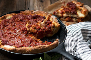 Skillet Deep-Dish Pizza Recipe